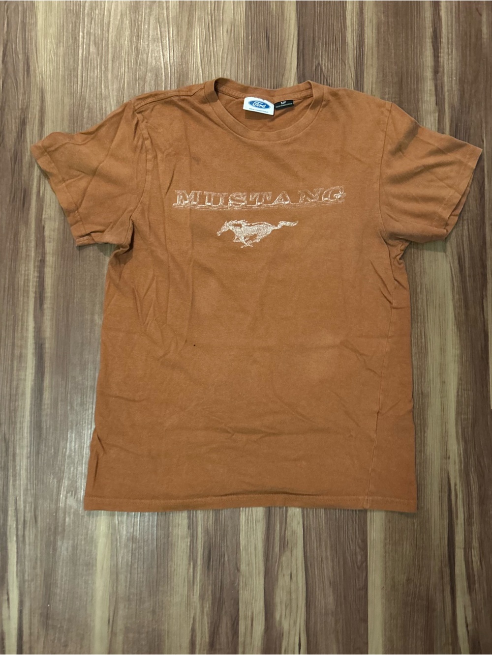 Ford Mustang Rust Orange Short Sleeve Tee